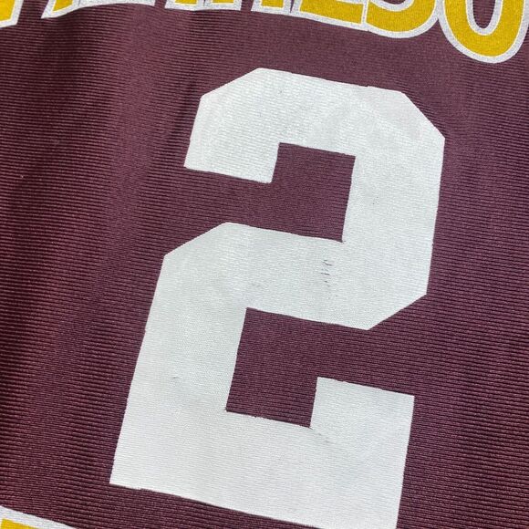 Minnesota Golden Gophers Jersey Small White Maroon Basketball Reversible - Picture 15 of 16